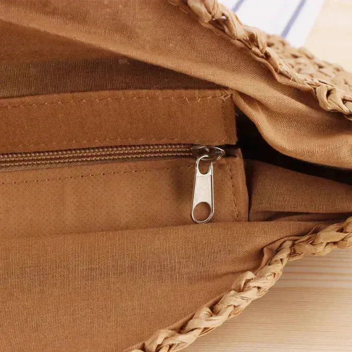Andrea Bag - Handgewebte Strandtasche mit großem Fassungsvermögen