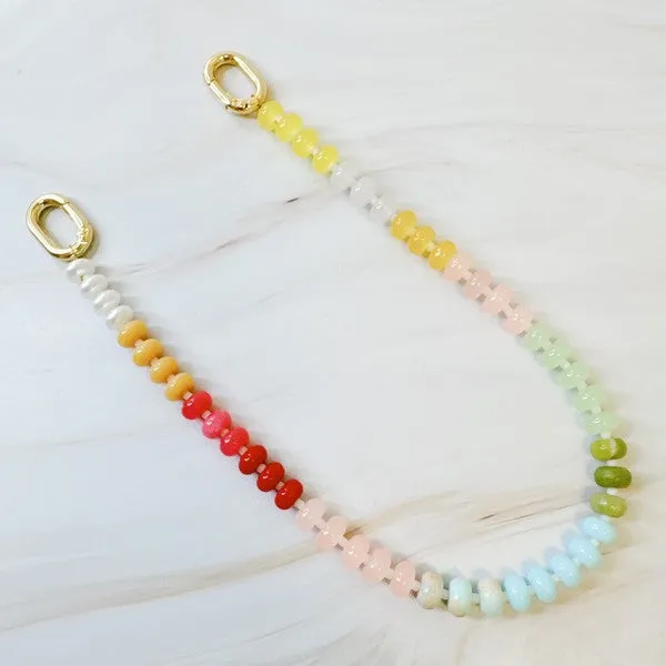 Bag Charm Colorful Beads