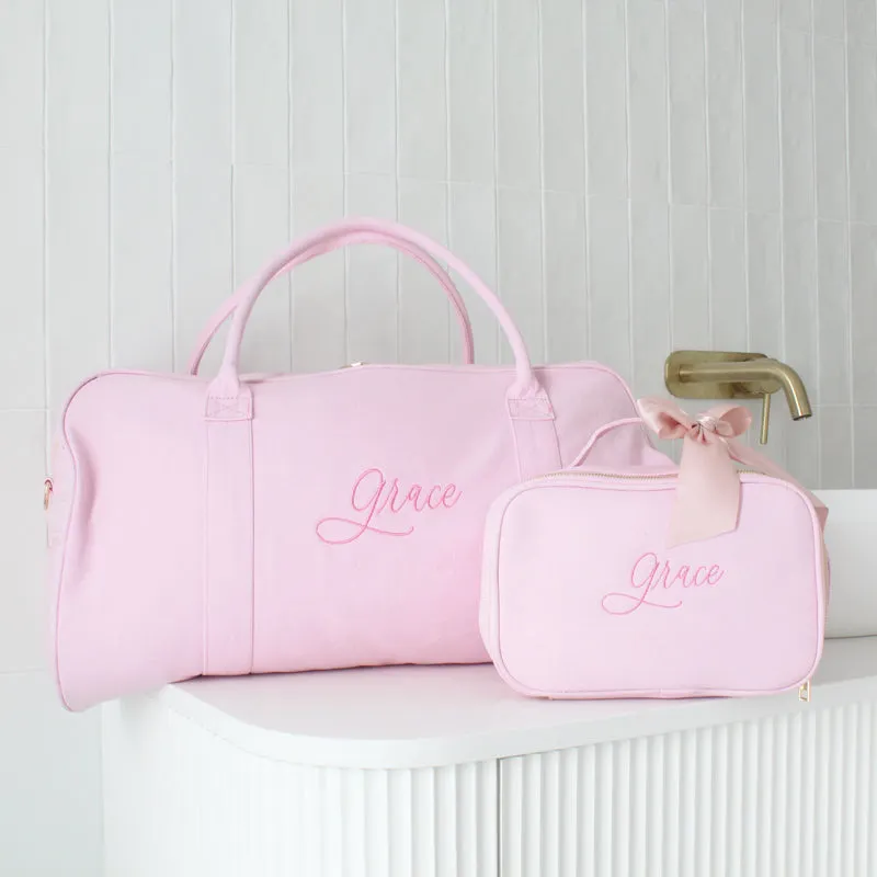 Blush Personalised Bag Set