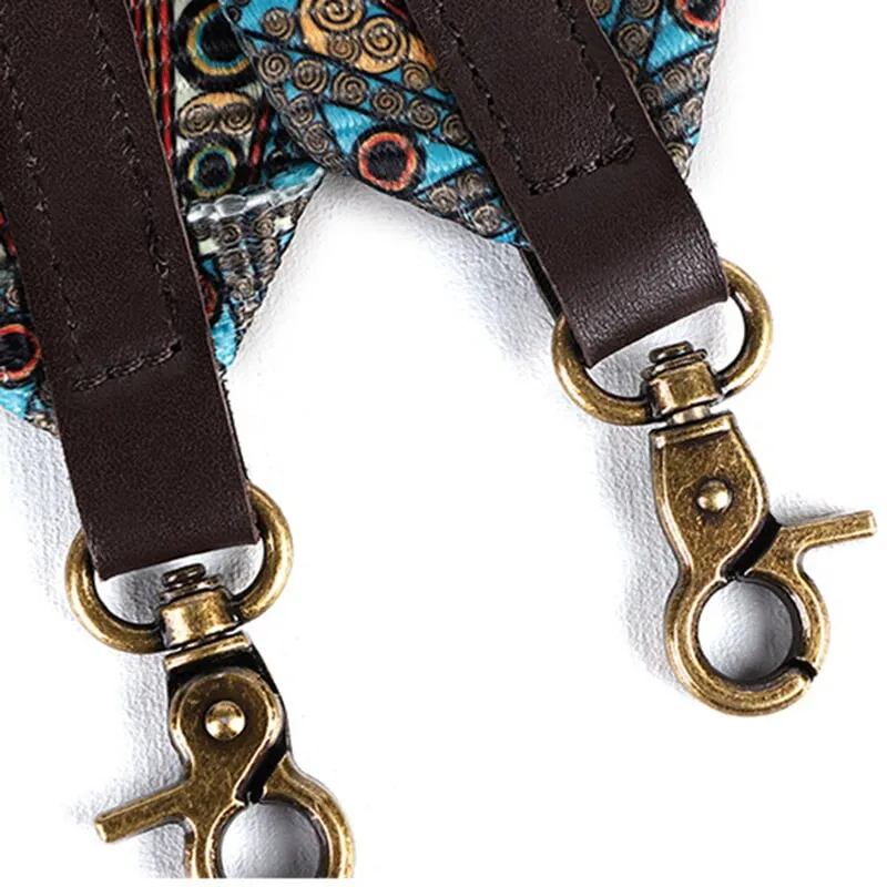 Boho Fabric Woven Wide Shoulder Strap