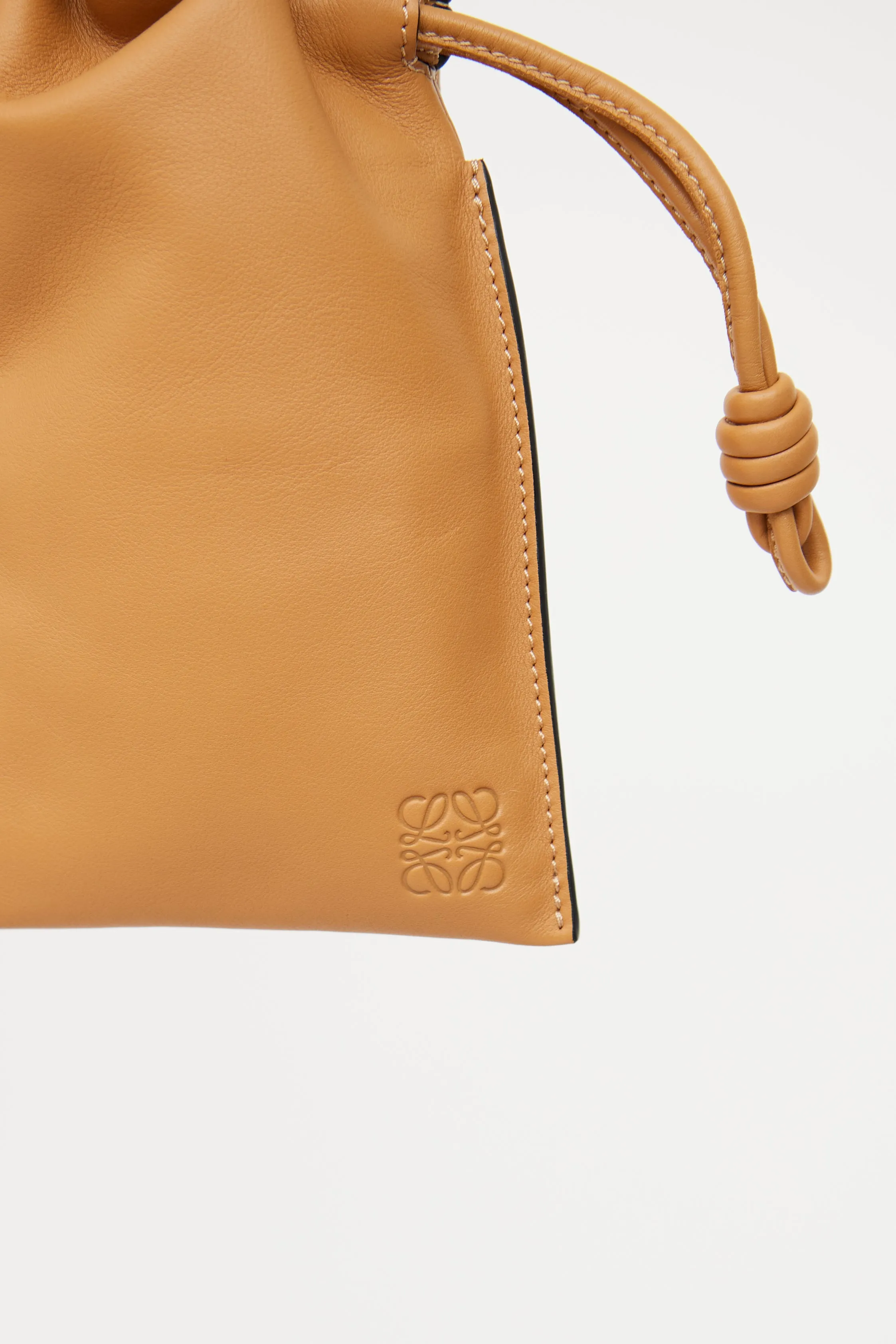 Brown Flamenco Crossbody Pouch
