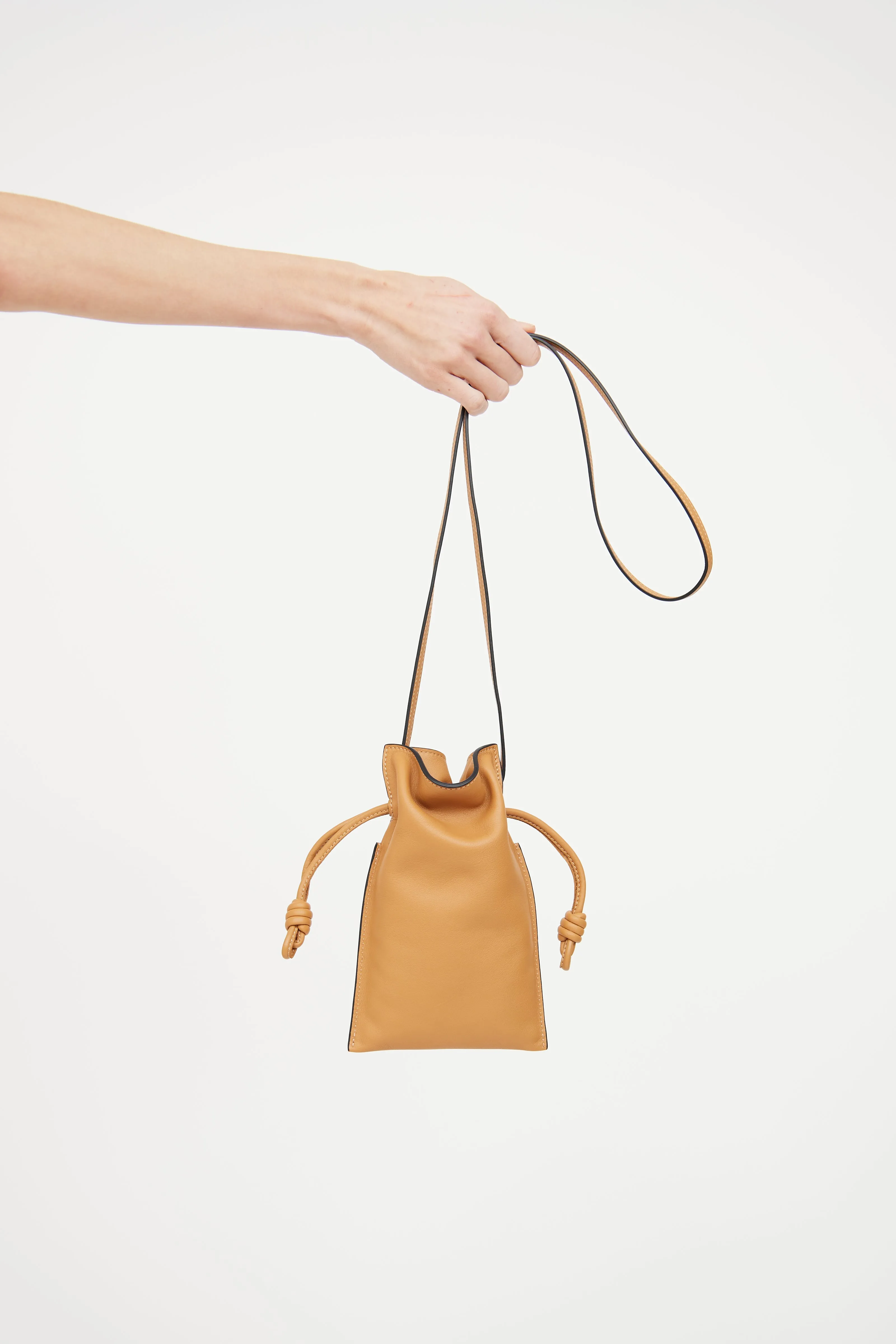 Brown Flamenco Crossbody Pouch