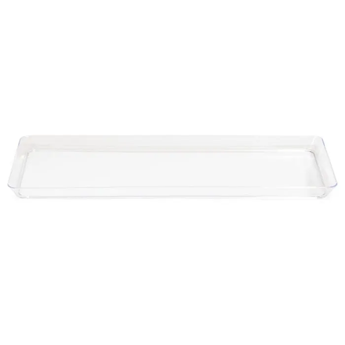 Bulk Clear TrendWare Rectangular Tray (6 per Case)