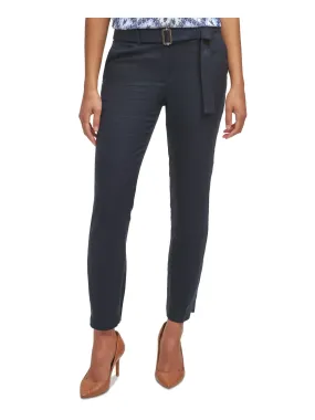 CALVIN KLEIN Womens Navy Wear To Work Pants