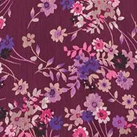 CALVIN KLEIN Womens Purple Tie Zippered Lined Floral Sleeveless Mock Neck Short Party Shift Dress