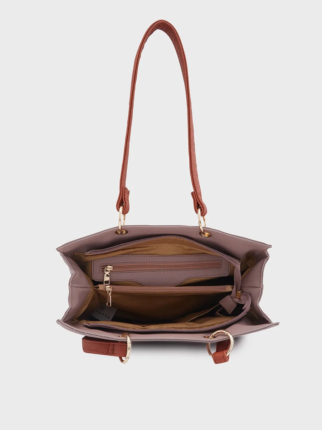 Caprese Ember Satchel Medium Pink