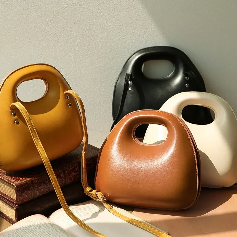 Christmas Gift Cross Body Bag Woman Egg Shape Fashion Small Round Shoulder Bags Student Creative Purses and Handbags Luxury Special Clutch Bag