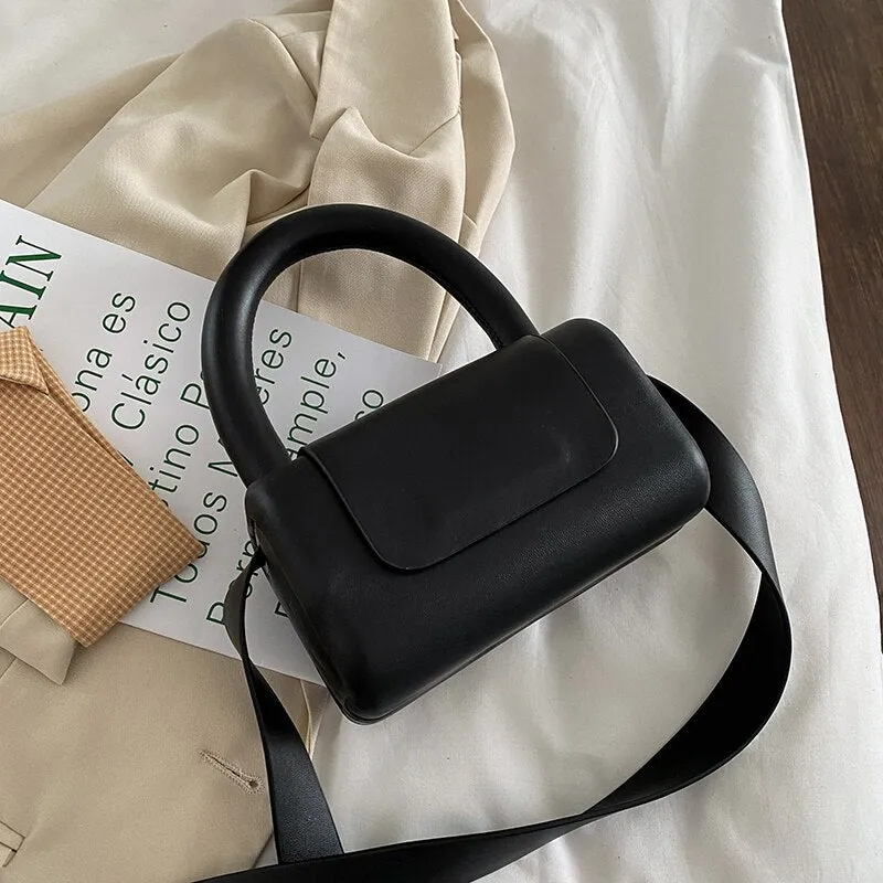Christmas Gift Mini PU Leather Top Handle Crossbody Bags with Short Handle for Women 2021 Summer Fashion Trends Purses and Handbags Blue Green
