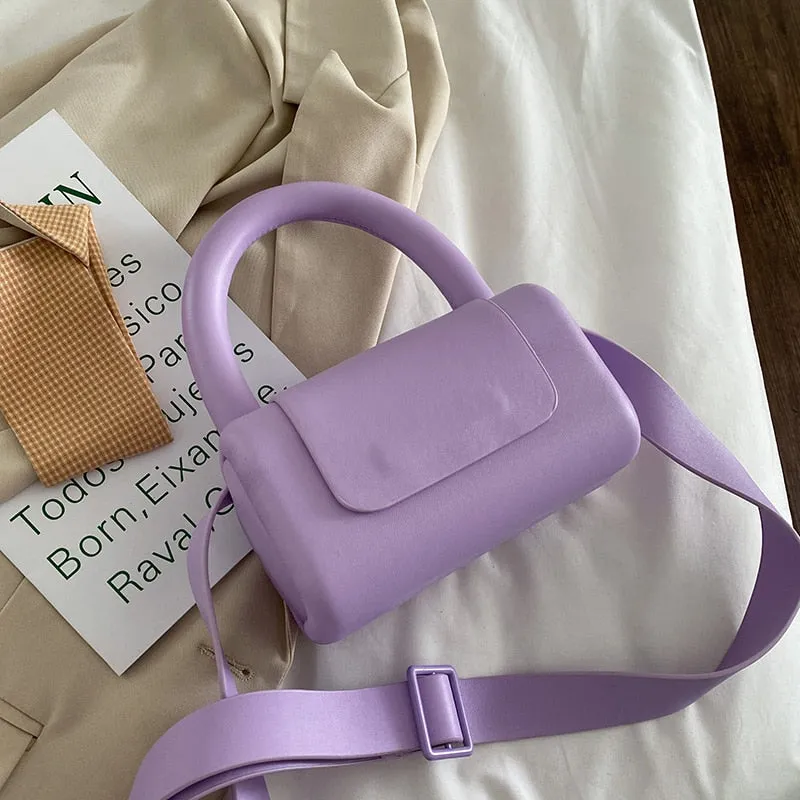 Christmas Gift Mini PU Leather Top Handle Crossbody Bags with Short Handle for Women 2021 Summer Fashion Trends Purses and Handbags Blue Green