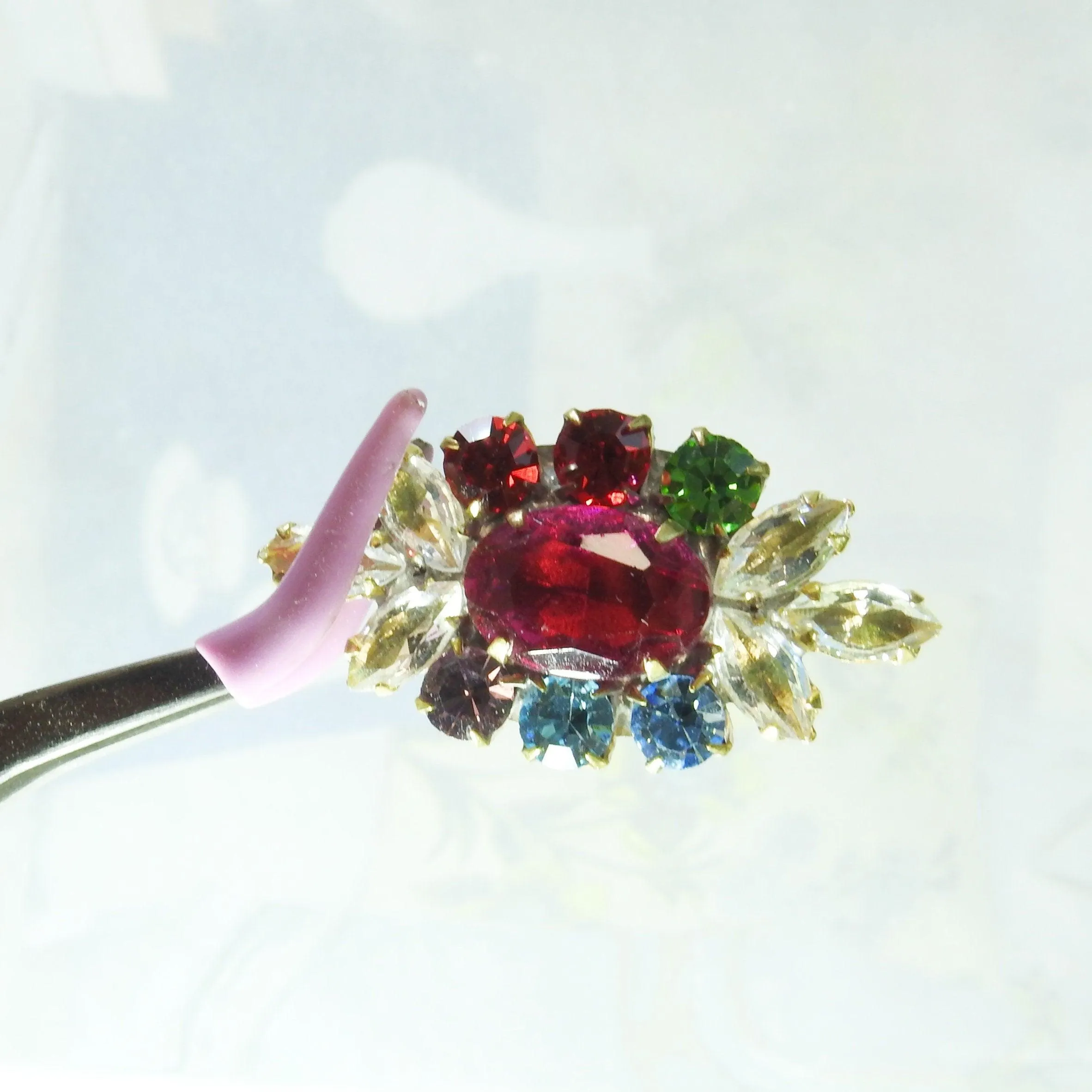 Colorful high quality glass button