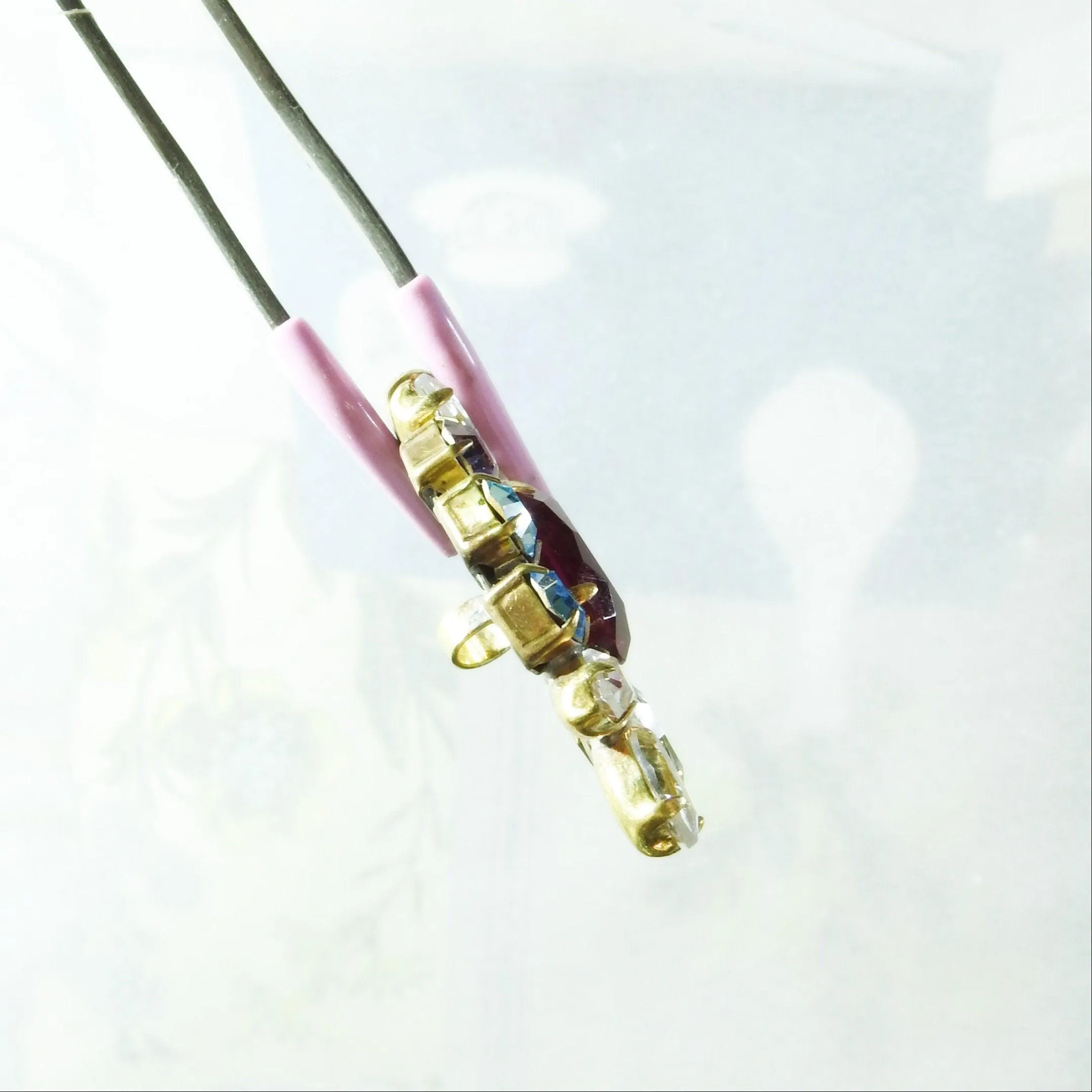 Colorful high quality glass button