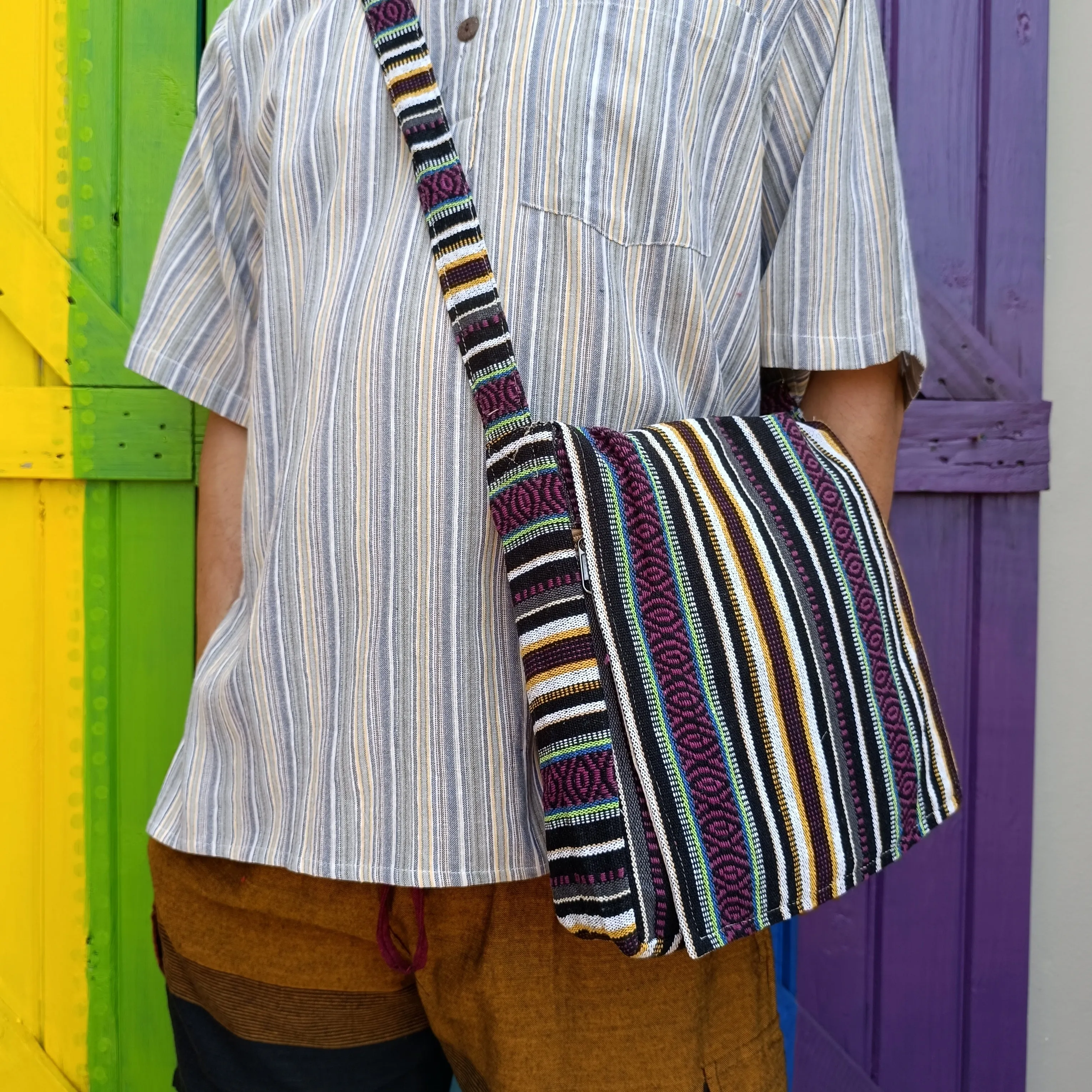 Cotton Book Bag Shoulder Bag