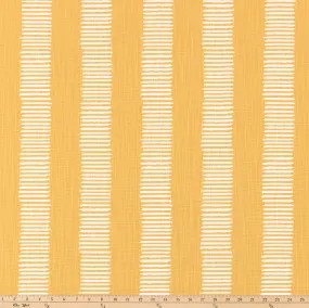 Dash Brazilian Yellow Slub Linen Fabric By Premier Prints