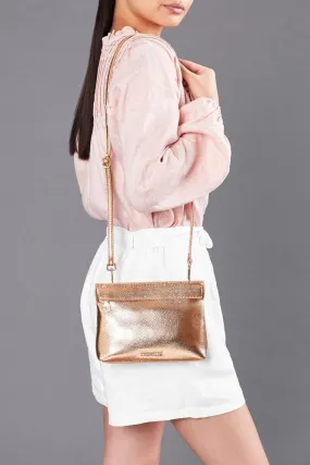 Elms King Amalfi Crossbody Metallic Rose