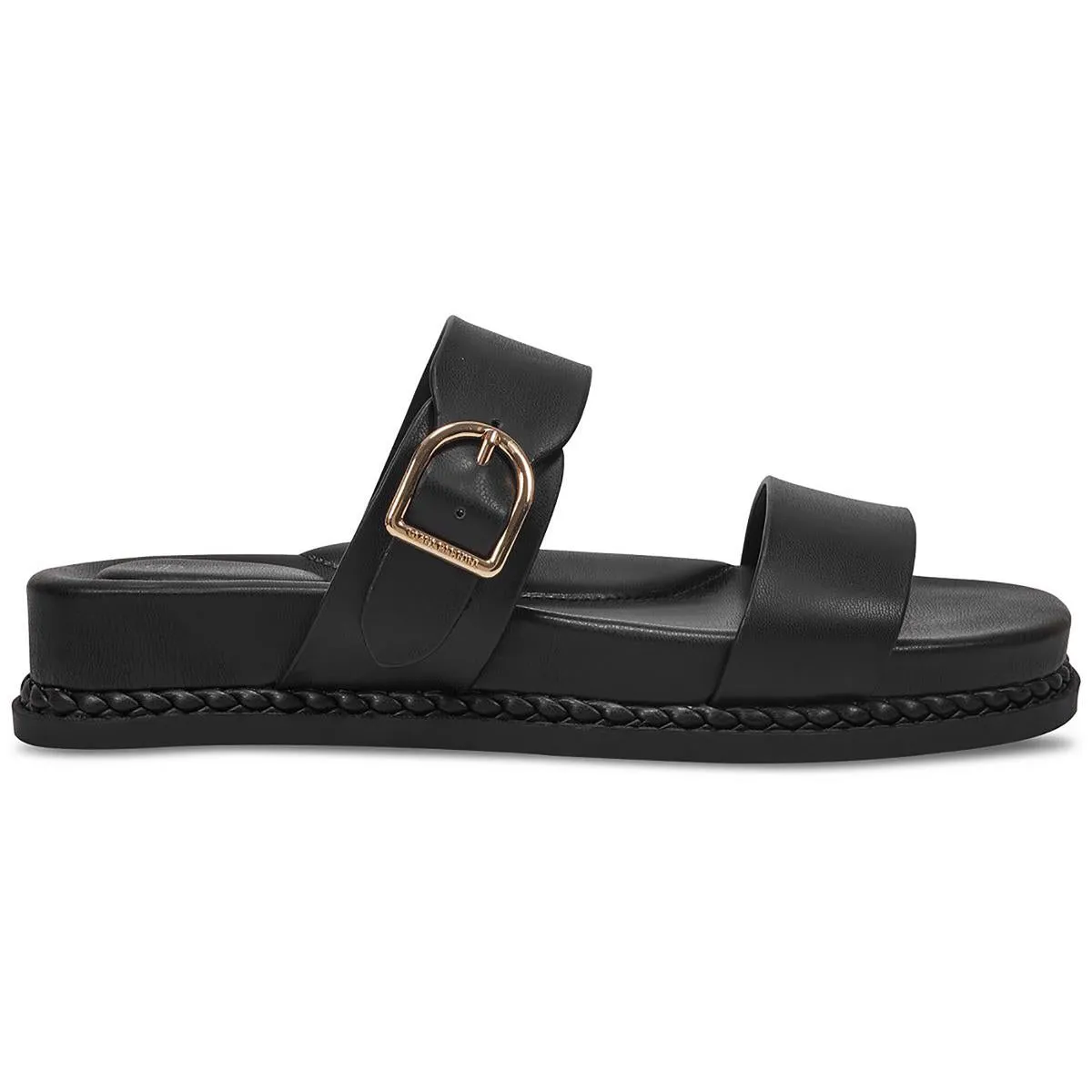Giani Bernini Womens Gianaa Faux Leather Slide Sandals