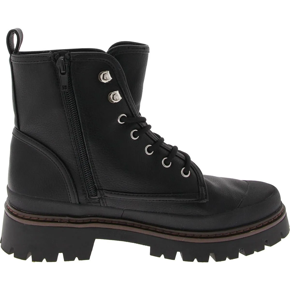 Giani Bernini Womens Lace Up Lug Sole Combat & Lace-Up Boots