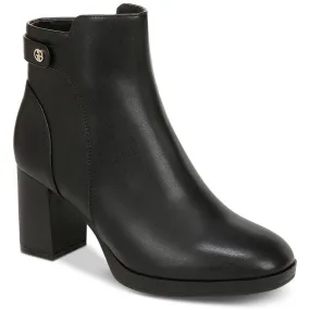 Giani Bernini Womens Trumann Faux Leather Embellished Ankle Boots