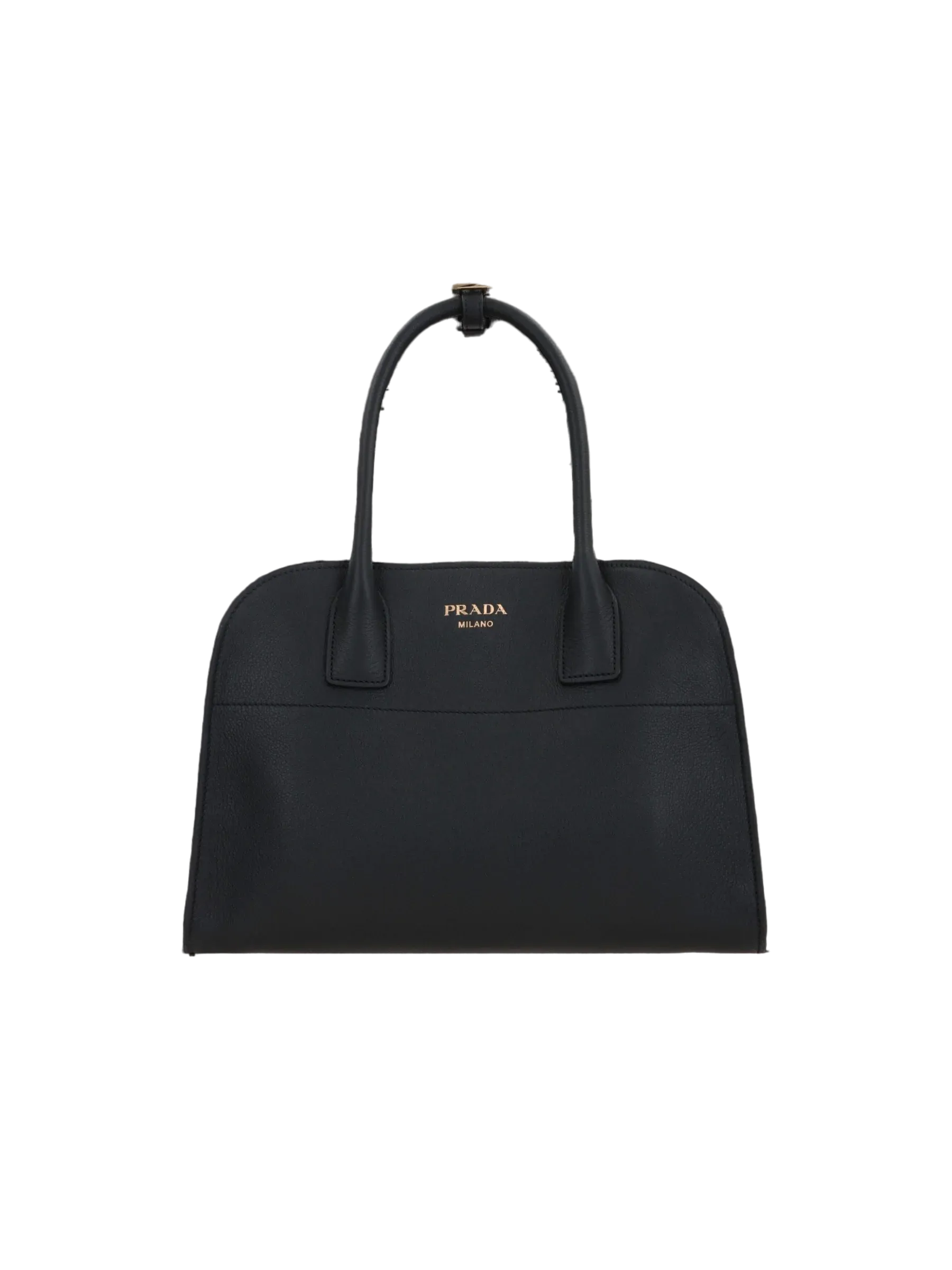 Grainy Leather Medium Handbag