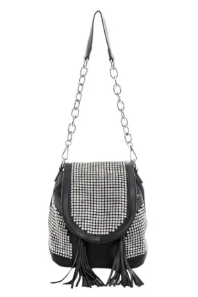 Iconic Rhinestone Convertible Fashion Bag