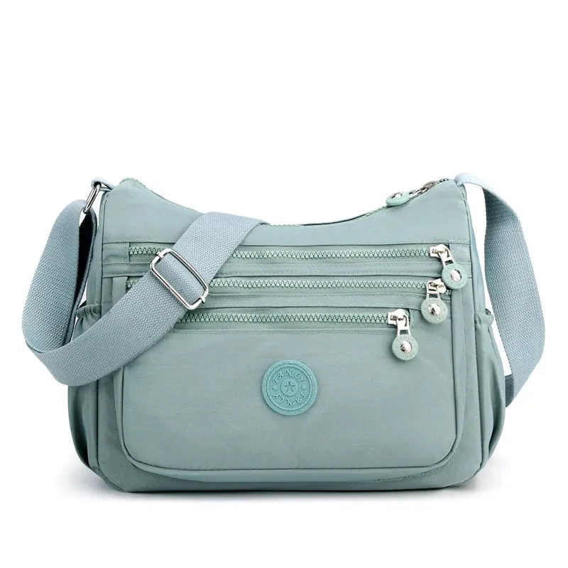 Large Capacity Crossbody Bag with Many Pockets