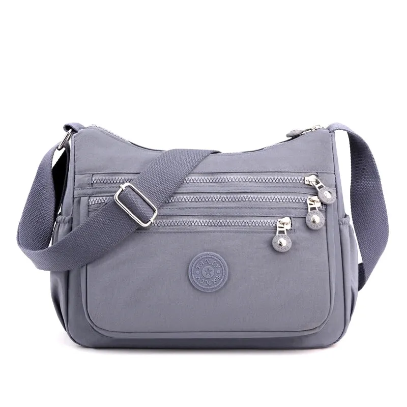 Large Capacity Crossbody Bag with Many Pockets