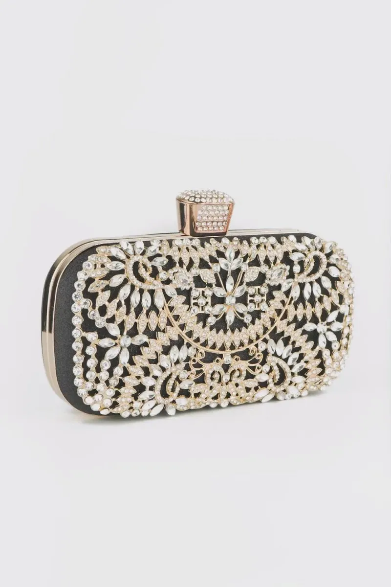 Luxurious Flower Clutch Bag