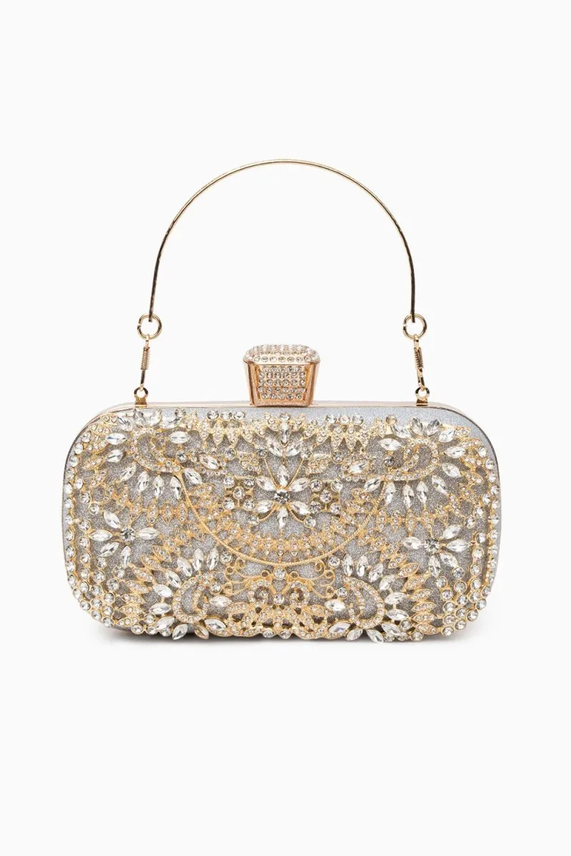 Luxurious Flower Clutch Bag