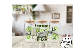 Midnight Margaritas Green 16oz UVDTF wrap