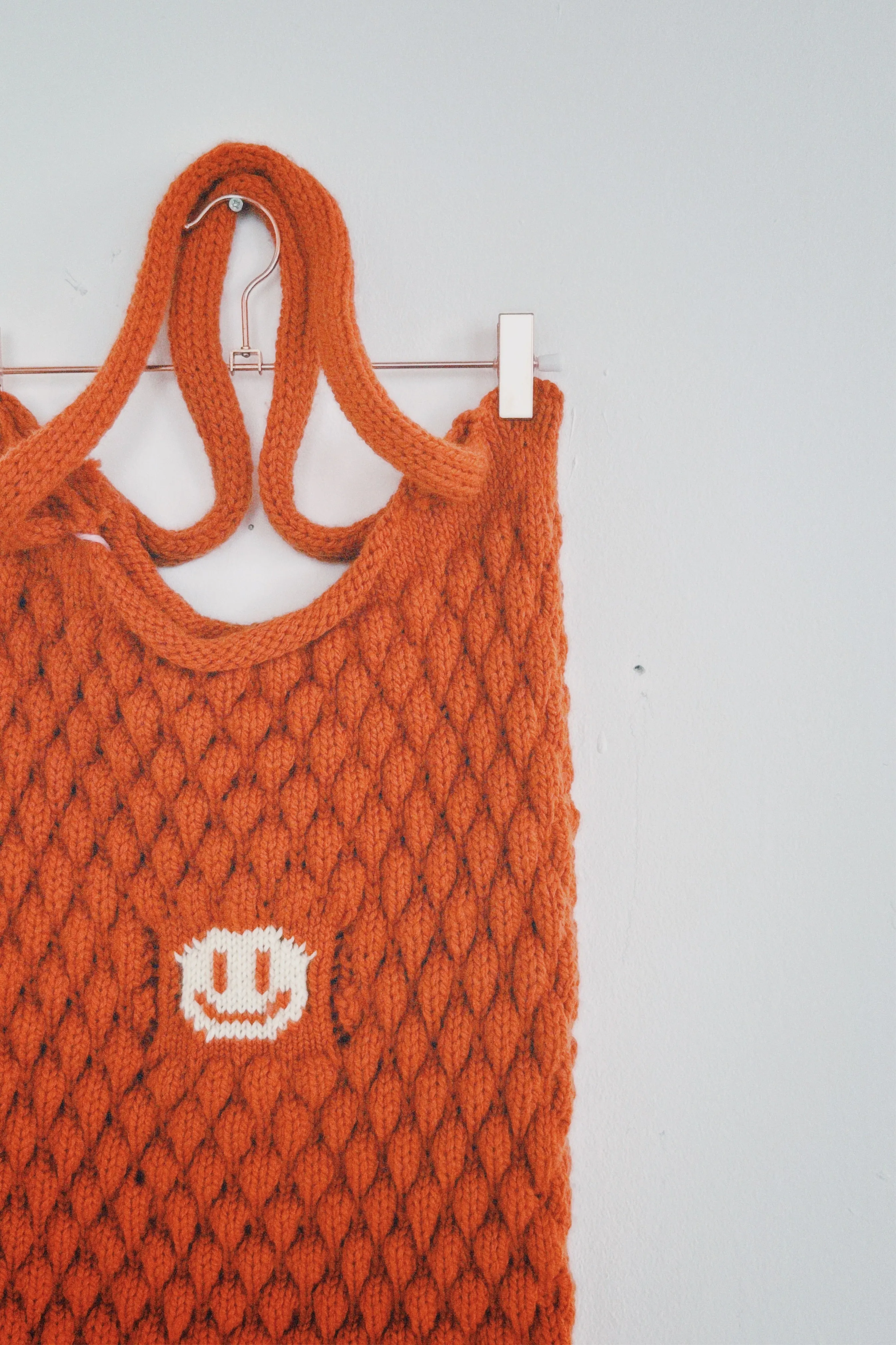 Orange Bee Bubble Tote Bag