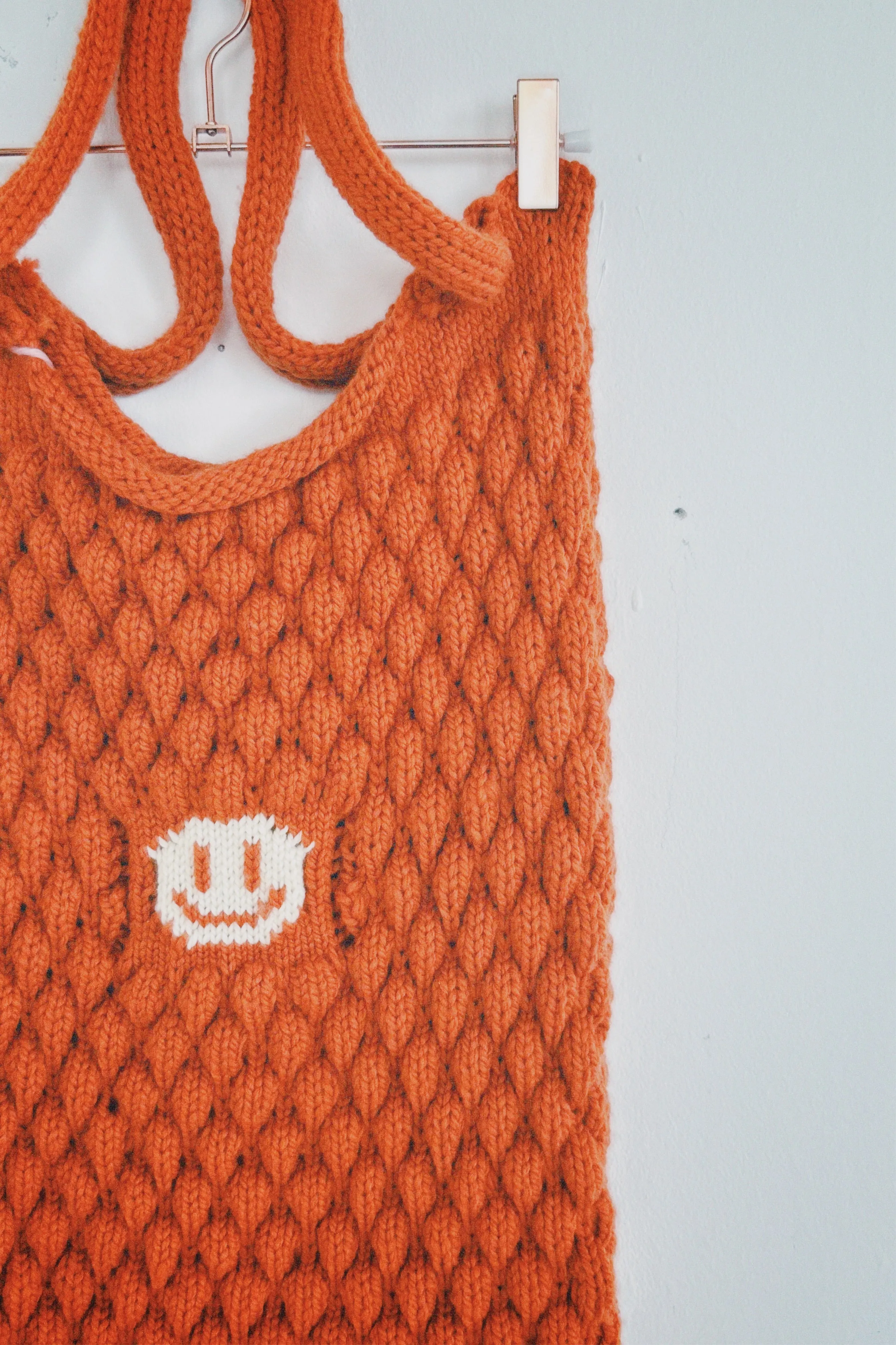 Orange Bee Bubble Tote Bag