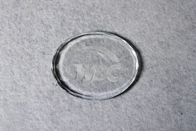 Oval Paperweight Clear