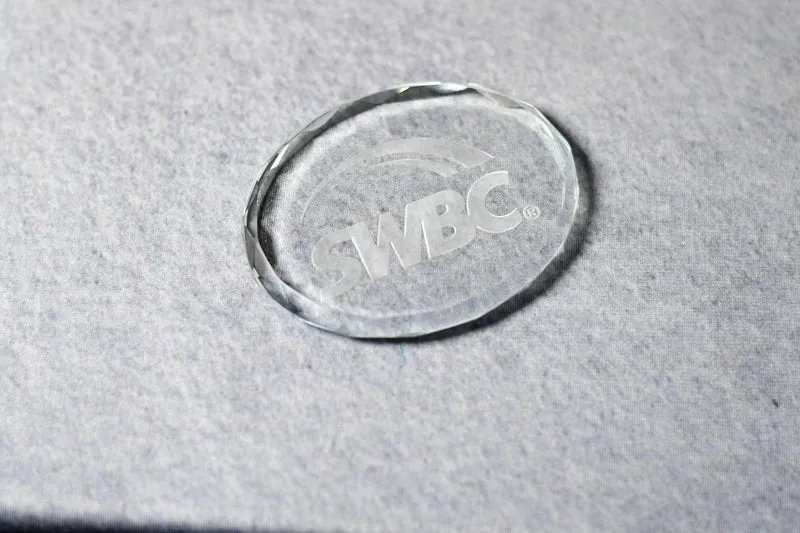 Oval Paperweight Clear