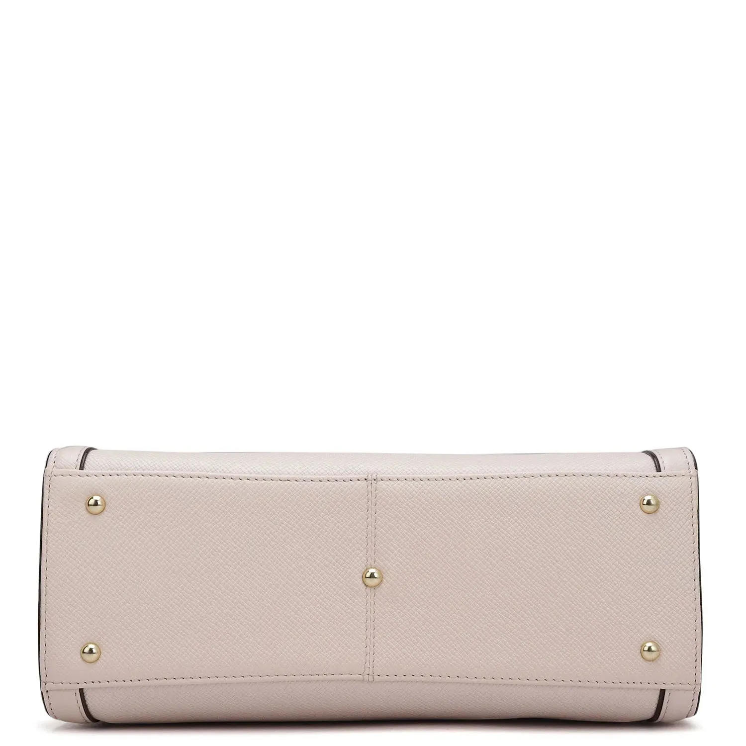 Small Franzy Leather Satchel - Blush