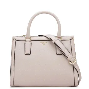 Small Franzy Leather Satchel - Blush