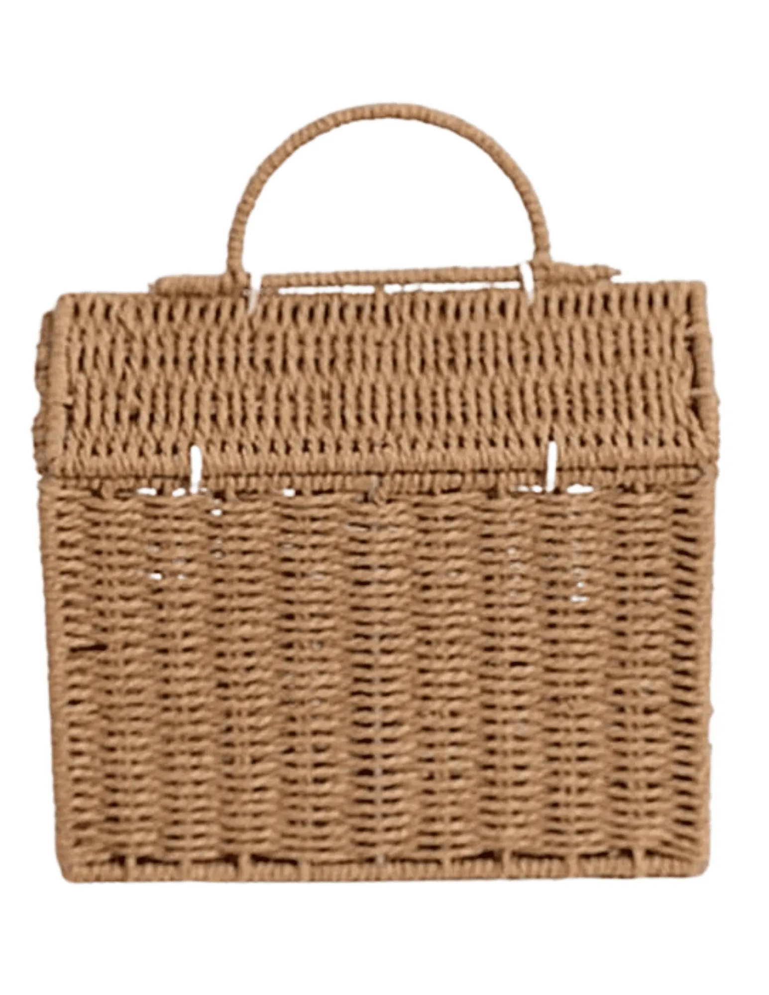 St. Barths La Robe Small Rattan House Handbag