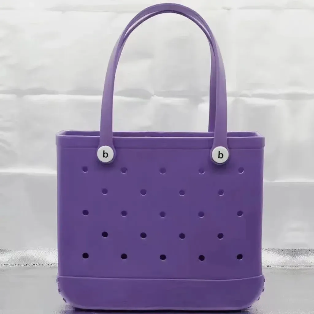 Summer Large Bogg Style Beach Bag Waterproof