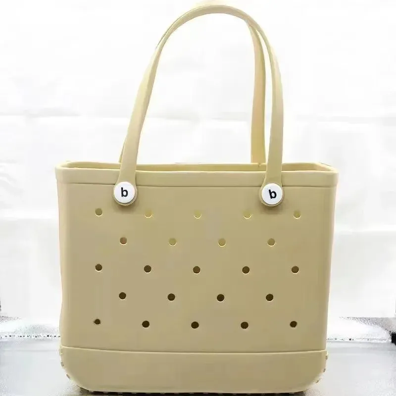 Summer Large Bogg Style Beach Bag Waterproof