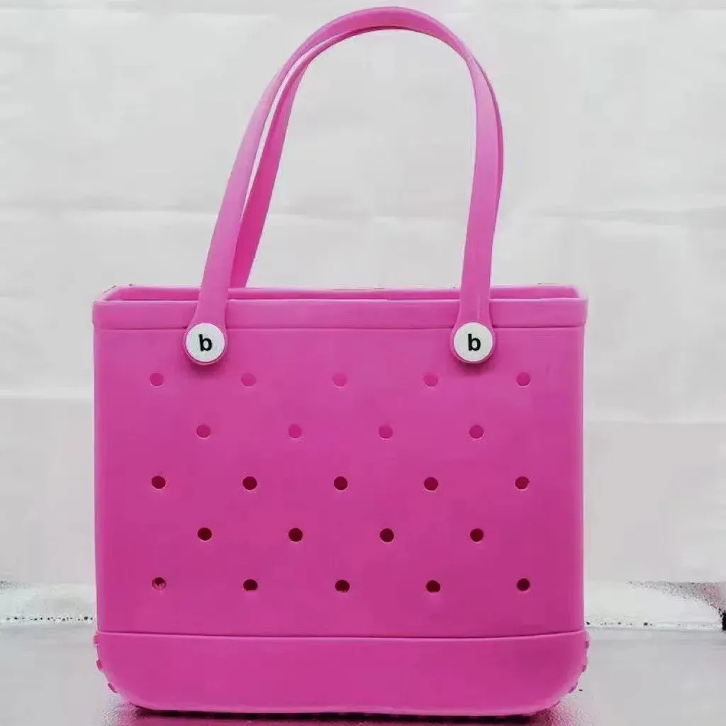 Summer Large Bogg Style Beach Bag Waterproof