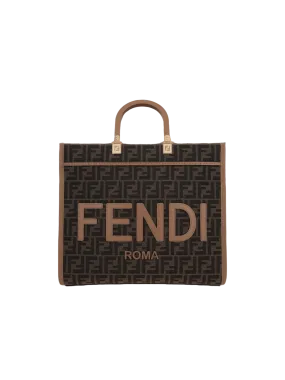 Sunshine FF Monogram Canvas Tote Bag