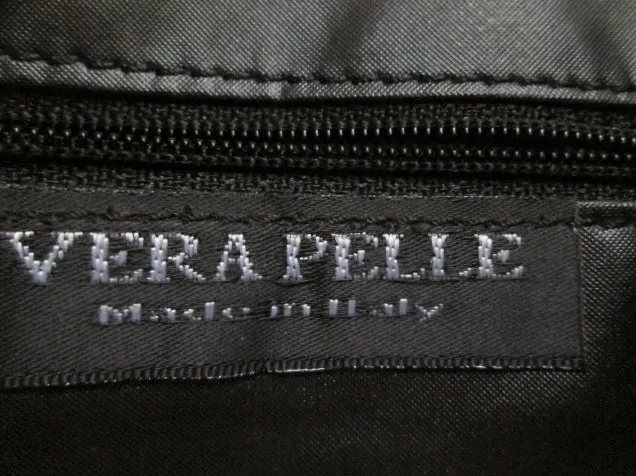 VERA PELLE ITALY LEATHER hobo satchel shoulder bag purse PURPLE VIOLET EGGPLANT