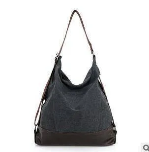 Vintage Canvas Women Hobo, shoulder tote Bag