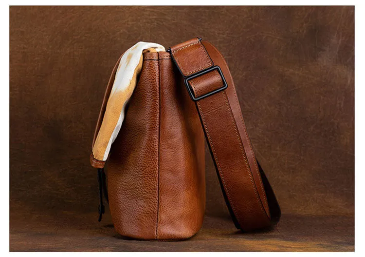 Vintage Womens Canvas And Leather Shoulder Tote Bag Crossbody Purse For Women